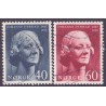Norge. 1967. Johanne Dubwads. AFA nr. 570-71 **  stemplet postfrisk FDC
