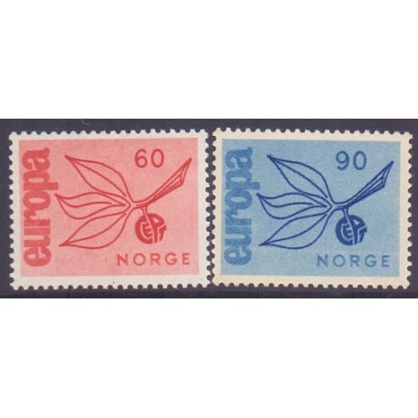 Norge. 1965.  Europamærker / CEPT. AFA nr. 545-46  **  stemplet postfrisk FDC