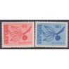 Norge. 1965.  Europamærker / CEPT. AFA nr. 545-46  **  stemplet postfrisk FDC
