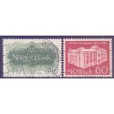 Norge. 1966. Norges bank. AFA nr. 556-57  **  stemplet postfrisk FDC