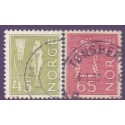 Norge. 1968. Sluppleringsværdier. AFA nr. 579-80 ** stemplet postfrisk FDC