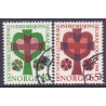 Norge. 1968. Norsk luthersk indremissionselskab. AFA nr. 583-84 ** stemplet postfrisk FDC
