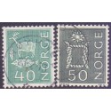 Norge. 1968. Sluppleringsværdier. AFA nr. 585-86 ** stemplet postfrisk FDC