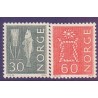 Norge. 1964. Farveændringer. AFA nr. 537-38  **  stemplet postfrisk FDC