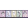 Norge. 2002. Norske skuespiller III, AFA nr. 1407-11**  stemplet postfrisk FDC