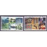 Norge. 2002. Holmestrand og Kongsberg, AFA nr. 1422-23 **  stemplet postfrisk FDC