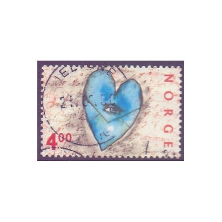 Norge. 2000. Valentins dag. AFA nr. 1336  ** stemplet postfrisk FDC