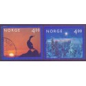 Norge. 1999. Årtusindeskiftet. AFA nr. 1330-31  **  stemplet postfrisk FDC