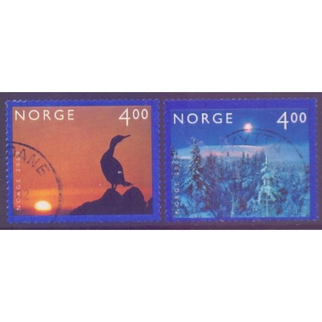 Norge. 1999. Årtusindeskiftet. AFA nr. 1330-31  **  stemplet postfrisk FDC