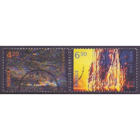 Norge. 2000. EXPO 2000. AFA nr. 1344-45 ** stemplet postfrisk FDC