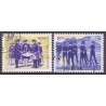 Norge. 2000. Krigsskolen. AFA nr. 1346-47 **  stemplet postfrisk FDC