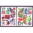 Norge. 1997. Børnenes frimærkeklup. AFA nr. 1261-62  ** stemplet postfrisk FDC