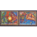 Norge. 1997. Trondheim 1000 års byjubilæum. AFA nr. 1257-58  ** stemplet postfrisk FDC