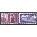 Norge. 1998. Kongeslottet 150 år. AFA nr. 1293-94.  ** stemplet postfrisk FDC