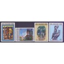Island. 1974. 1100-året for islands bebyggelse I. AFA nr. 486-89**   postfrisk st. stemplet FDC