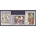 Island. 1974. 1100-året for islands bebyggelse II. AFA nr. 492-94 **   postfrisk st. stemplet FDC