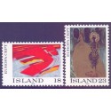 Island. 1975. Europamærker / CEPT. AFA nr. 503-04 ** postfrisk st. stemplet FDC