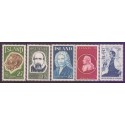Island. 1975. Berømte islændinge. AFA nr. 505-09 ** postfrisk st. stemplet FDC