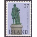 Island. 1975. Thorvaldsenforeningen 100-års jubilæum. AFA nr. 512 **  postfrisk st. stemplet FDC