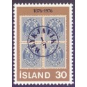 Island. 1976.  Aur-frimærkernes 100-års jubilæum. AFA nr. 519 ** postfrisk st. stemplet FDC