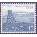 Island. 1977, Turistforeningens jubilæum. AFA nr. 528 **   postfrisk st. stemplet FDC