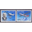 Island. 1978. Icelandairs 50-års jubilæum. AFA nr. 533-34 **   postfrisk st. stemplet FDC