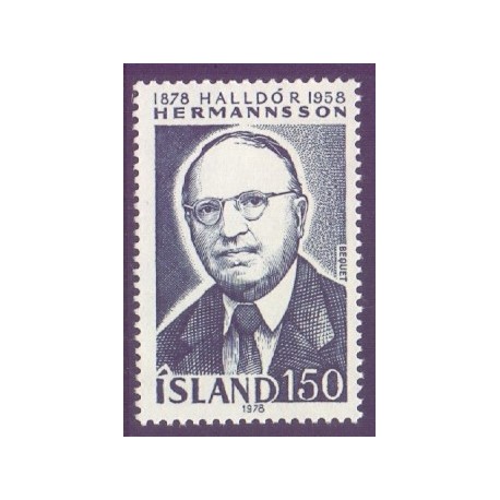 Island. 1978. Halldór Hermannsson. AFA nr. 539 ** postfrisk st. stemplet FDC