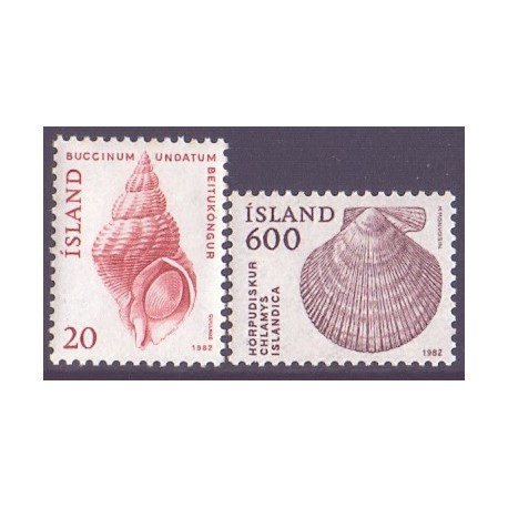 Island. 1982. Fauna Suppleringsværdier. AFA nr. 577-78 **   postfrisk st. stemplet FDC