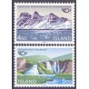 Island. 1983. Fællesnordisk udgave. AFA nr. 596-97 **   postfrisk st. stemplet FDC