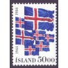 Island. 1984. Republikken 40 år. AFA nr. 616 **   postfrisk st. stemplet FDC
