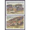 Island. 1986. Fællesnordisk udgave. AFA nr. 649-50 **   postfrisk st. stemplet FDC