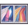 Island. 1986. Julefrimærker. AFA nr. 660-61 **   postfrisk st. stemplet FDC