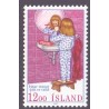 Island. 1987. Tandbeskyttelse. AFA nr. 676 ** postfrisk st. stemplet FDC
