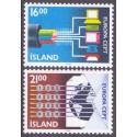 Island. 1988. Europamærker / CEPT. AFA nr. 681-82 **   postfrisk st. stemplet FDC