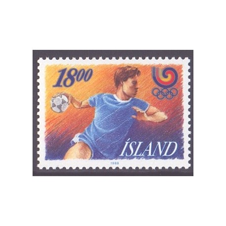Island. 1988. Olympiske lege. AFA nr. 689 **   postfrisk st. stemplet FDC