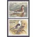 Island. 1989. Fugle. AFA nr. 696-97 **  postfrisk st. stemplet FDC