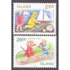 Island. 1989. Europamærker / CEPT. AFA nr. 700-01 ** postfrisk st. stemplet FDC