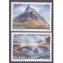 Island. 1989. Landskaber. AFA nr. 704-05 ** postfrisk st. stemplet FDC
