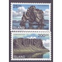 Island. 1990. Landskaber. AFA nr. 727-28 ** postfrisk st. stemplet FDC