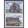 Island. 1990. Landskaber. AFA nr. 727-28 ** postfrisk st. stemplet FDC