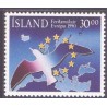 Island. 1990. Europæisk turistår. AFA nr. 729 ** postfrisk st. stemplet FDC