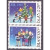 Island. 1990. Julefrimærker. AFA nr. 731-32 ** postfrisk st. stemplet FDC
