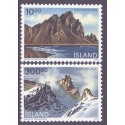 Island. 1991. Landskaber. AFA nr. 735-36 ** postfrisk st. stemplet FDC