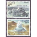 Island. 1991. Norden frimærker AFA nr. 740-41 ** postfrisk st. stemplet FDC