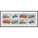 Island. 1992, Postbiler i hæfteblok. AFA nr. 762-65 ** postfrisk st. stemplet FDC