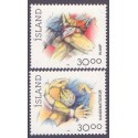 Island. 1993. Sport. AFA nr. 772-73 **  postfrisk st. stemplet FDC