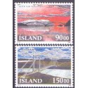 Island. 1993. Islandske broer. AFA nr. 774-75 **  postfrisk st. stemplet FDC