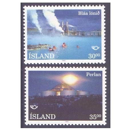 Island. 1993. Nordenfrimærker. AFA nr. 776-77 **  postfrisk st. stemplet FDC