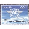 Island. 1994. Civil Luftfart 50-års jubilæum. AFA nr. 800 **   postfrisk st. stemplet FDC