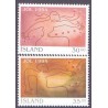 Island. 1994. Julefrimærker. AFA nr. 801-02 **   postfrisk st. stemplet FDC